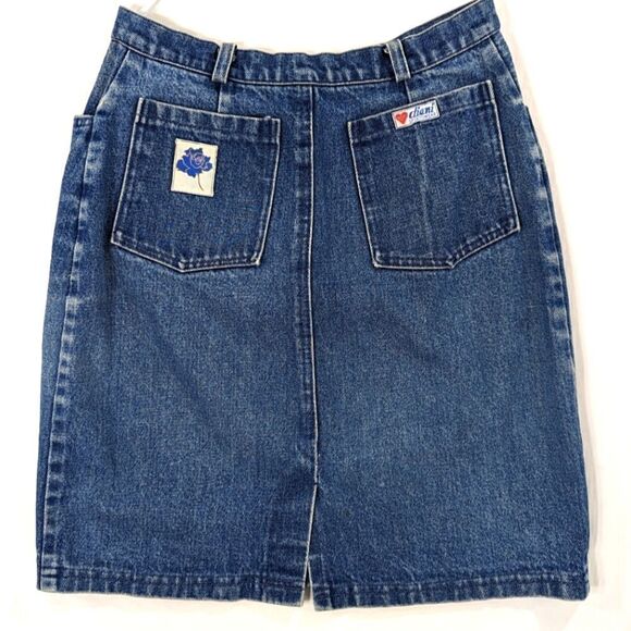 Vintage Denim Mini Skirt - Picture 3 of 6